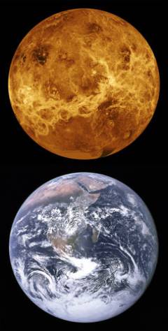 Venus și Pământ