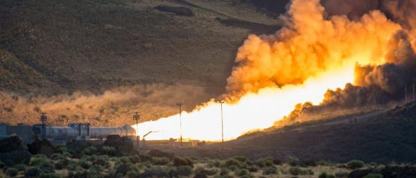 Testarea la sol a rachetei booster pentru Space Launch System