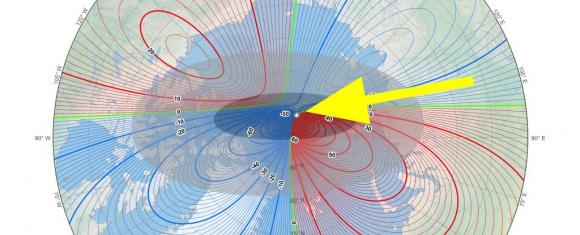 Deplasarea Polului Nord Magnetic