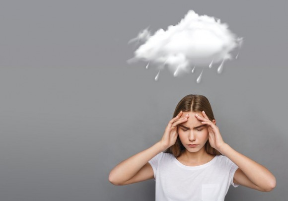 Vremea rea poate provoca migrene